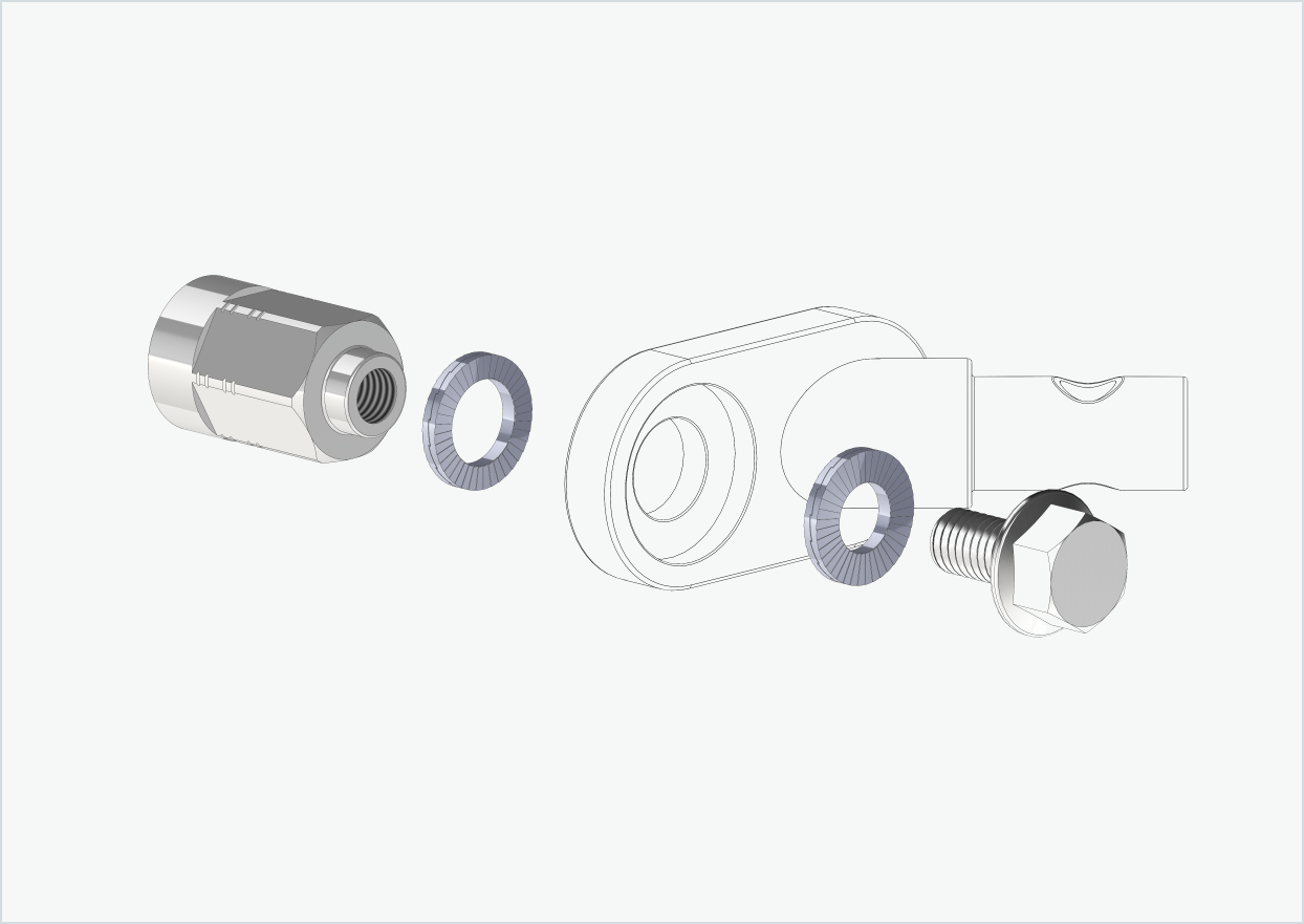 Adaptador de eixo sólido - FG 10.5 - (13/32 x 26)