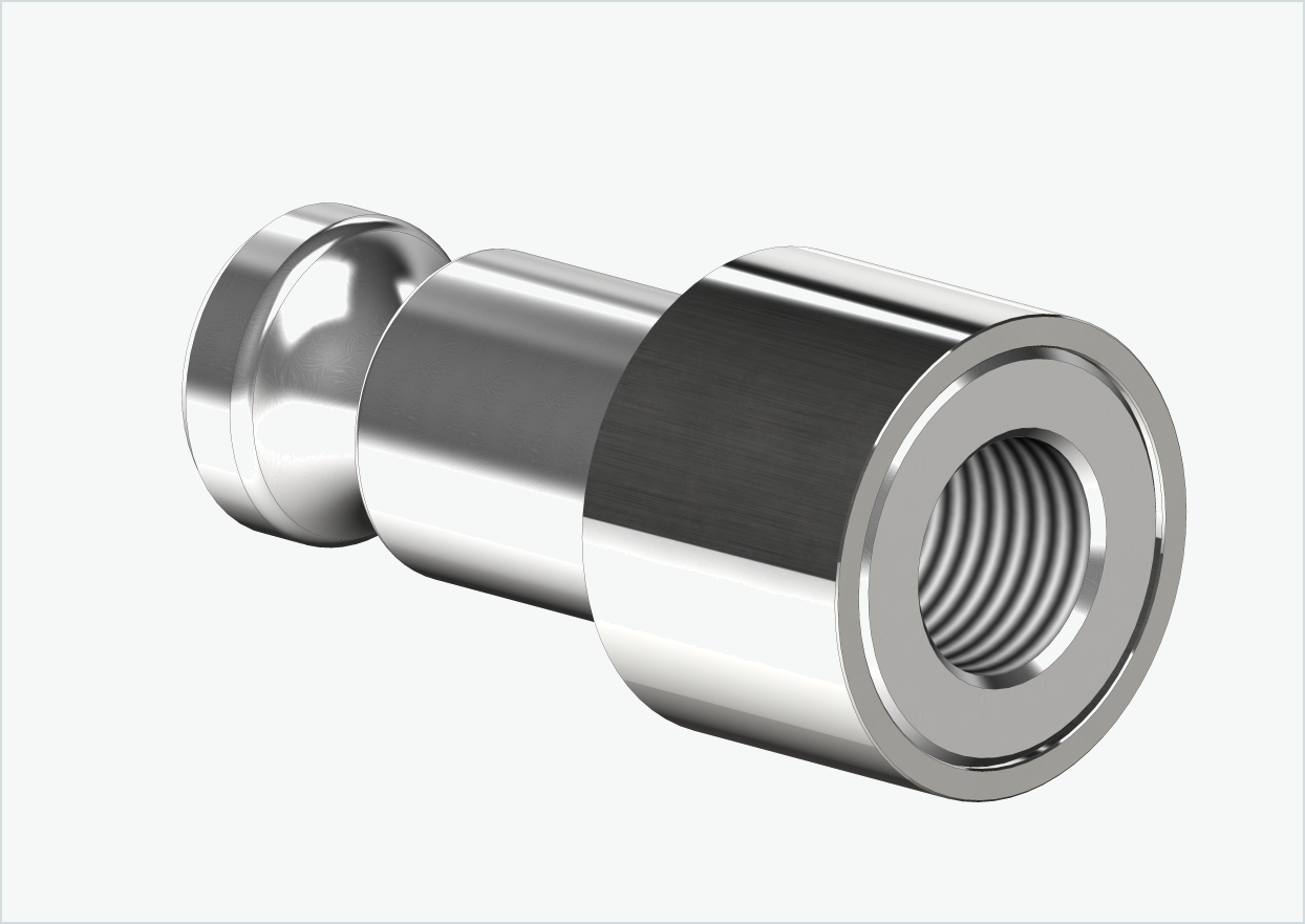 Adaptador de eixo sólido - M12 x 1,25 | para reboques Croozer a partir de 2018