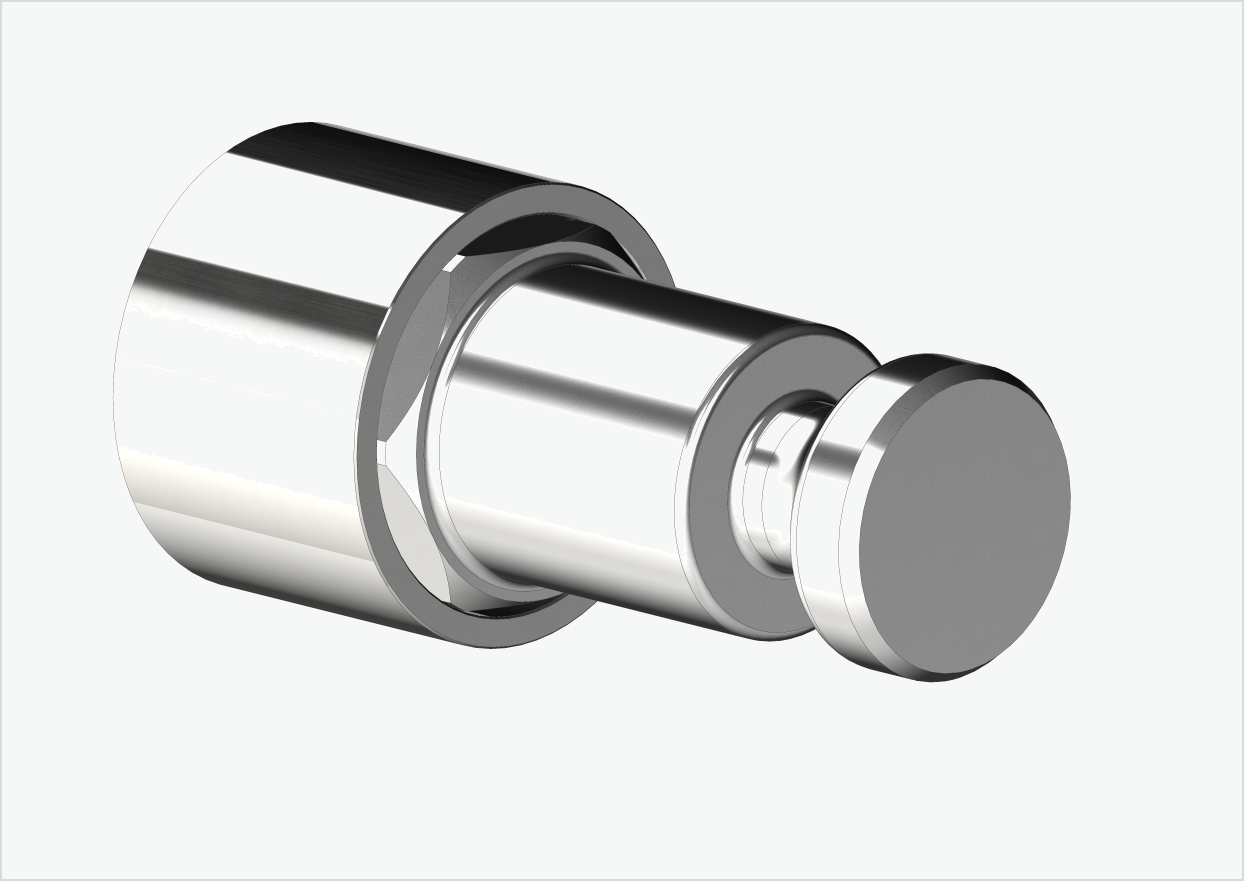 Adaptador de eixo sólido - M12 x 1,25 | para reboques Croozer a partir de 2018