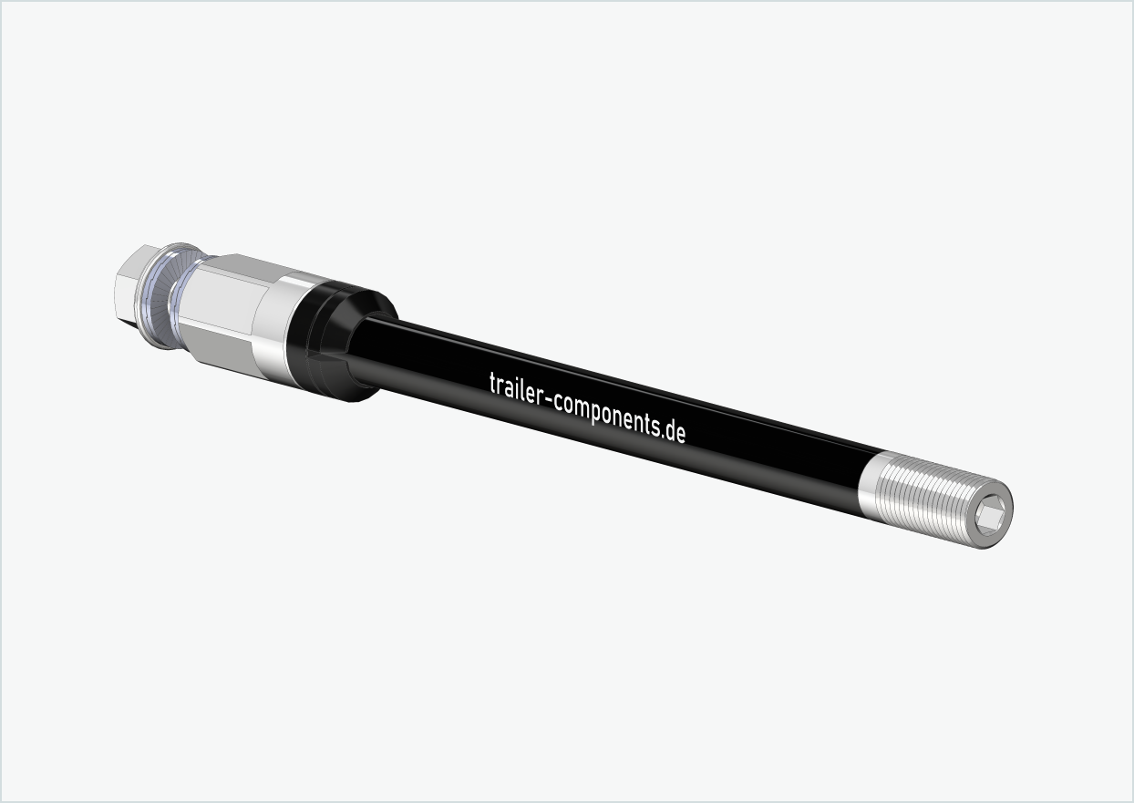 Eixo passante Syntace (X-12) com adaptador Universal / M12 x 1,00