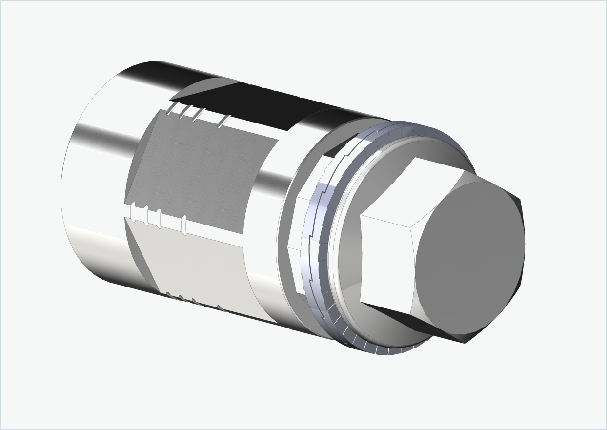 Adaptador de eixo sólido - FG 9.5 - (3/8 x 26)