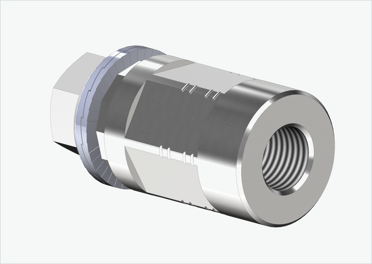 Adaptador de eixo sólido - FG 10.5 - (13/32 x 26)