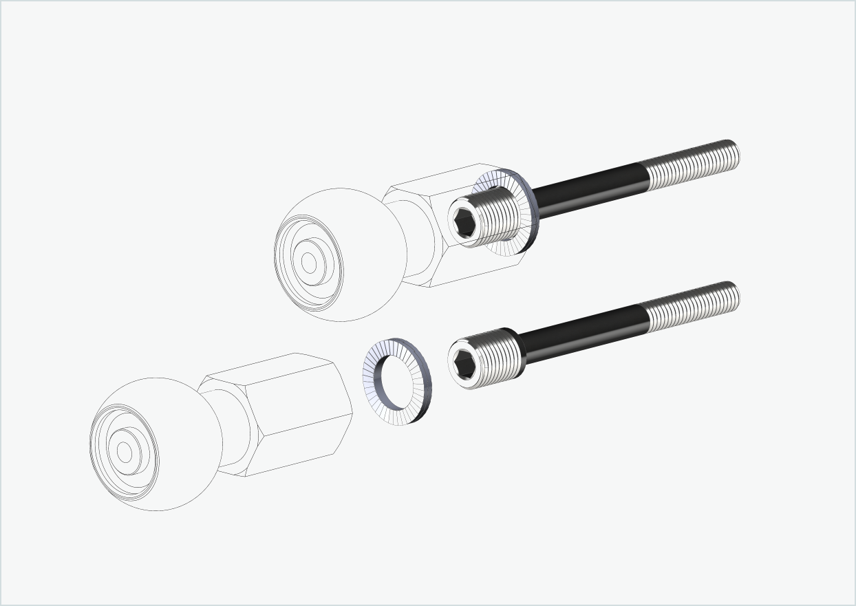Conjunto de adaptadores de rosca Burley COHO XC para cubos de engrenagem Enviolo até 2023