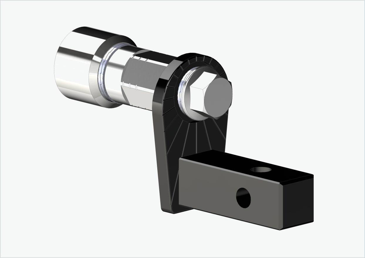 Adaptador universal para o motor HYENA-HRN | adequado para Thule, Qeridoo, Burley, Prophete, Hamax, Trixie e muitos outros