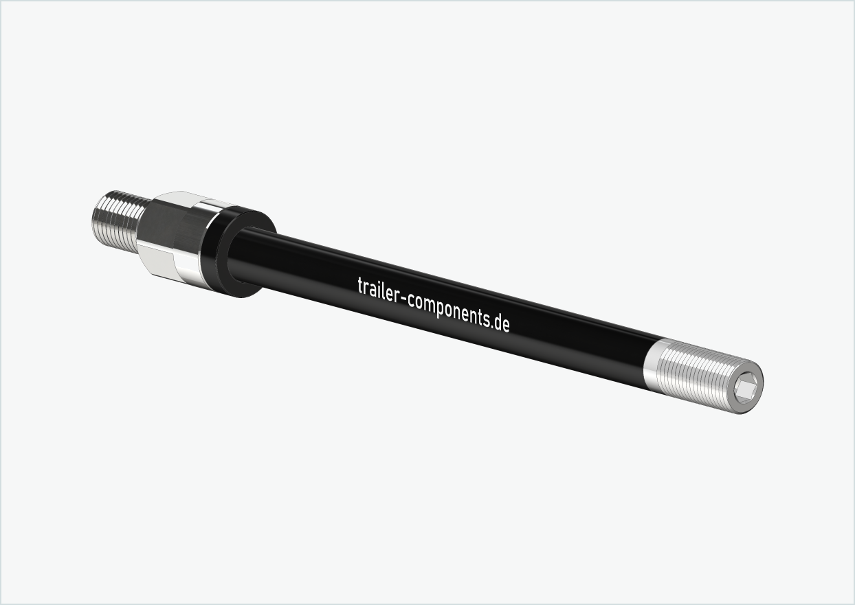 Eixo de aperto rápido com sistema intermutável / M12 x 1,00