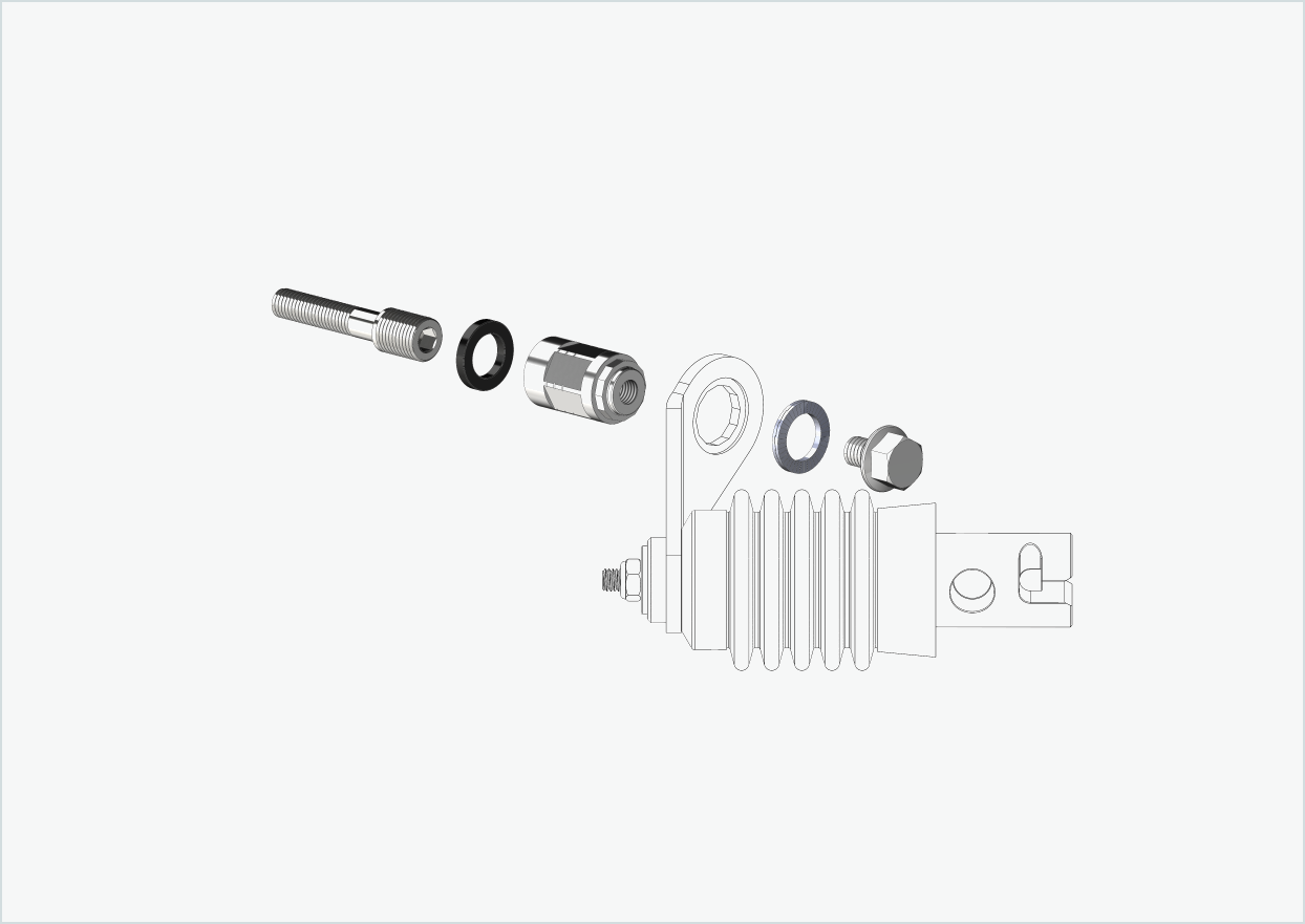 Adaptador poligonal para cubos de engrenagens Enviolo a partir de 2024 | adequado para embraiagens Weber tipo: E - EL - ES