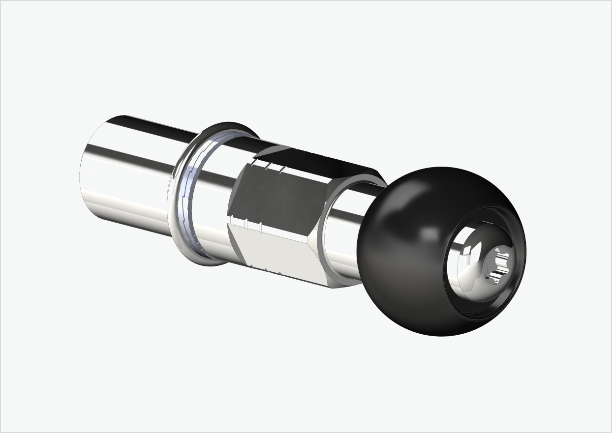 Cowboy 4 - Adaptador de rosca curto - M12 x 1,25 | Conjunto com adaptador Burley COHO XC