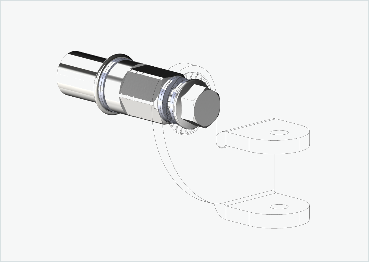 Vaqueiro 4 - Adaptador de rosca curto - M12 x 1,25 | Conjunto com adaptador universal
