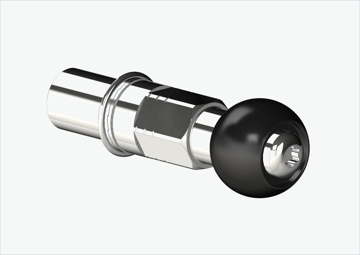 Adaptador de rosca curto - M12 x 1,25 | adequado para COWBOY - Classic - Cruiser - Cruiser ST