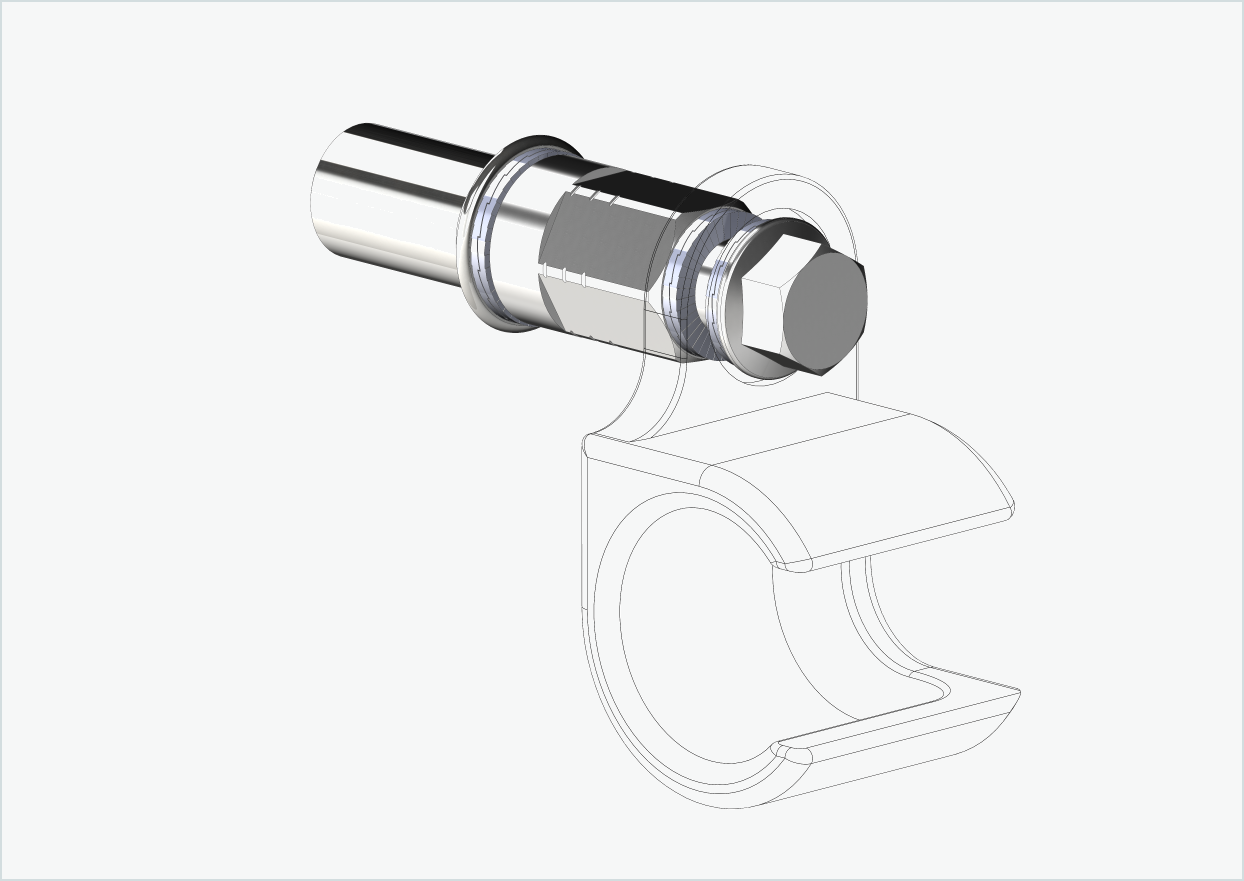 Cowboy 4 - Adaptador de rosca longo - M12 x 1,25 | Conjunto com adaptador universal