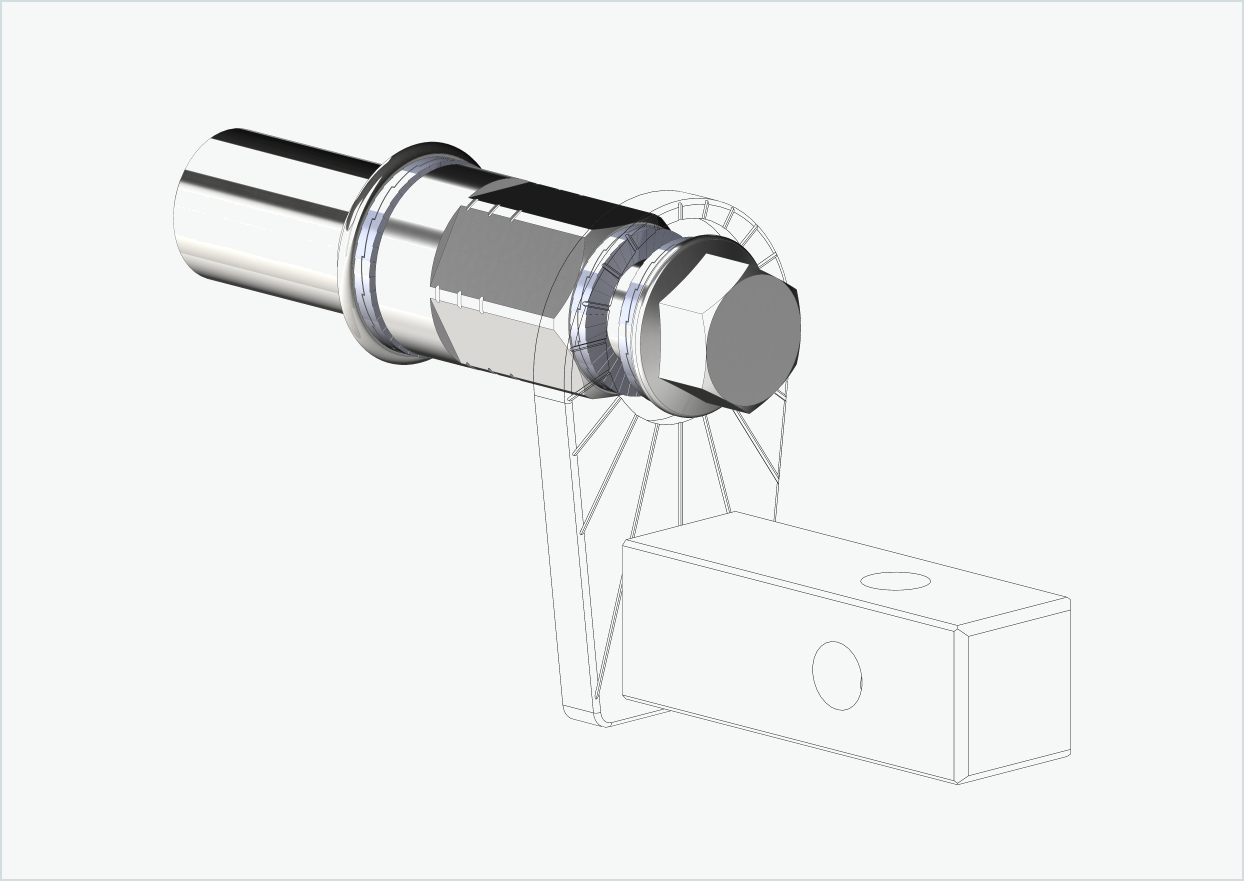 Cowboy 4 - Adaptador de rosca longo - M12 x 1,25 | Conjunto com adaptador universal