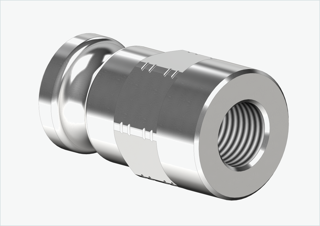 Adaptador de eixo sólido - FG 10.5 - (13/32 x 26) | para Leggero (BECCO)