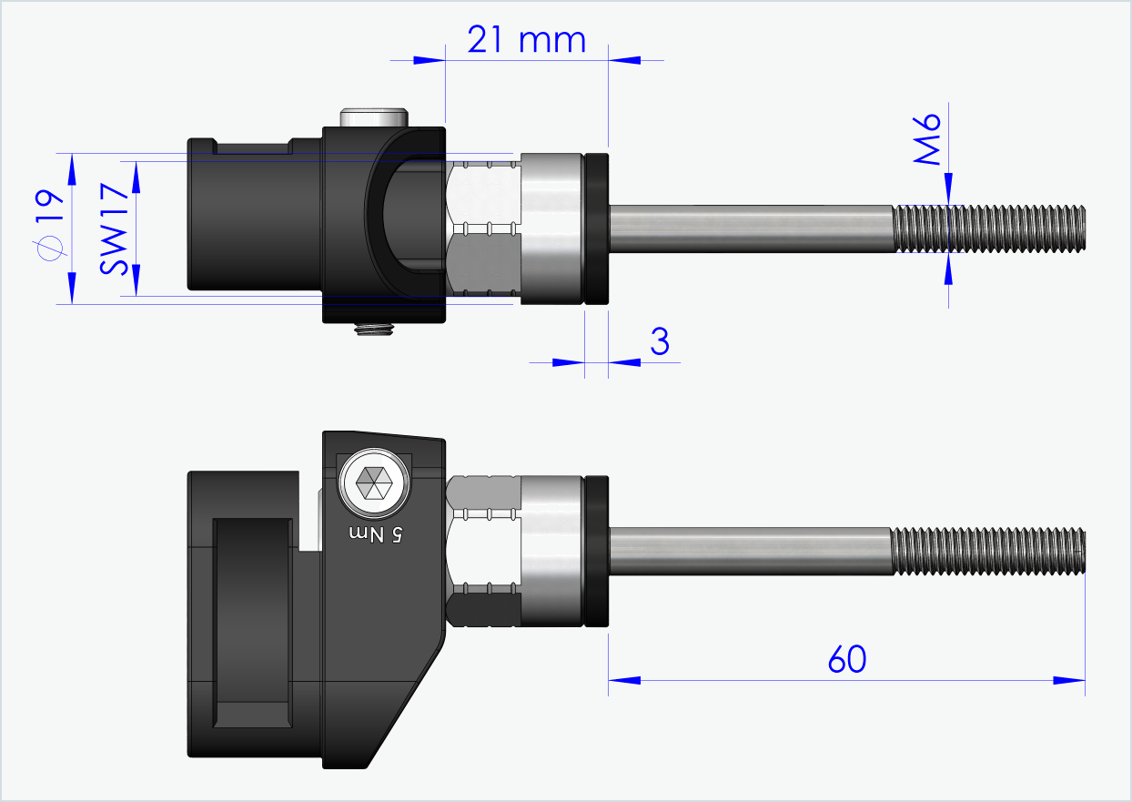 Adaptador para cubos de engrenagens Enviolo até 2023 | adequado para Leggero com sistema BECCO