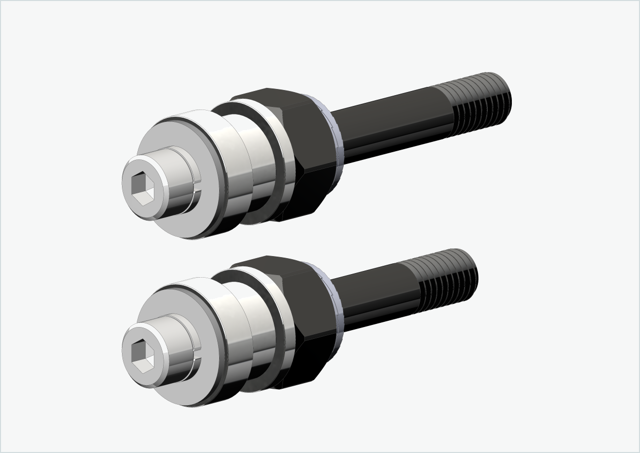 Conjunto de adaptadores de rosca BOB YAK / IBEX (30mm/36mm) | para Rohloff Speedhub 500-14 / A12