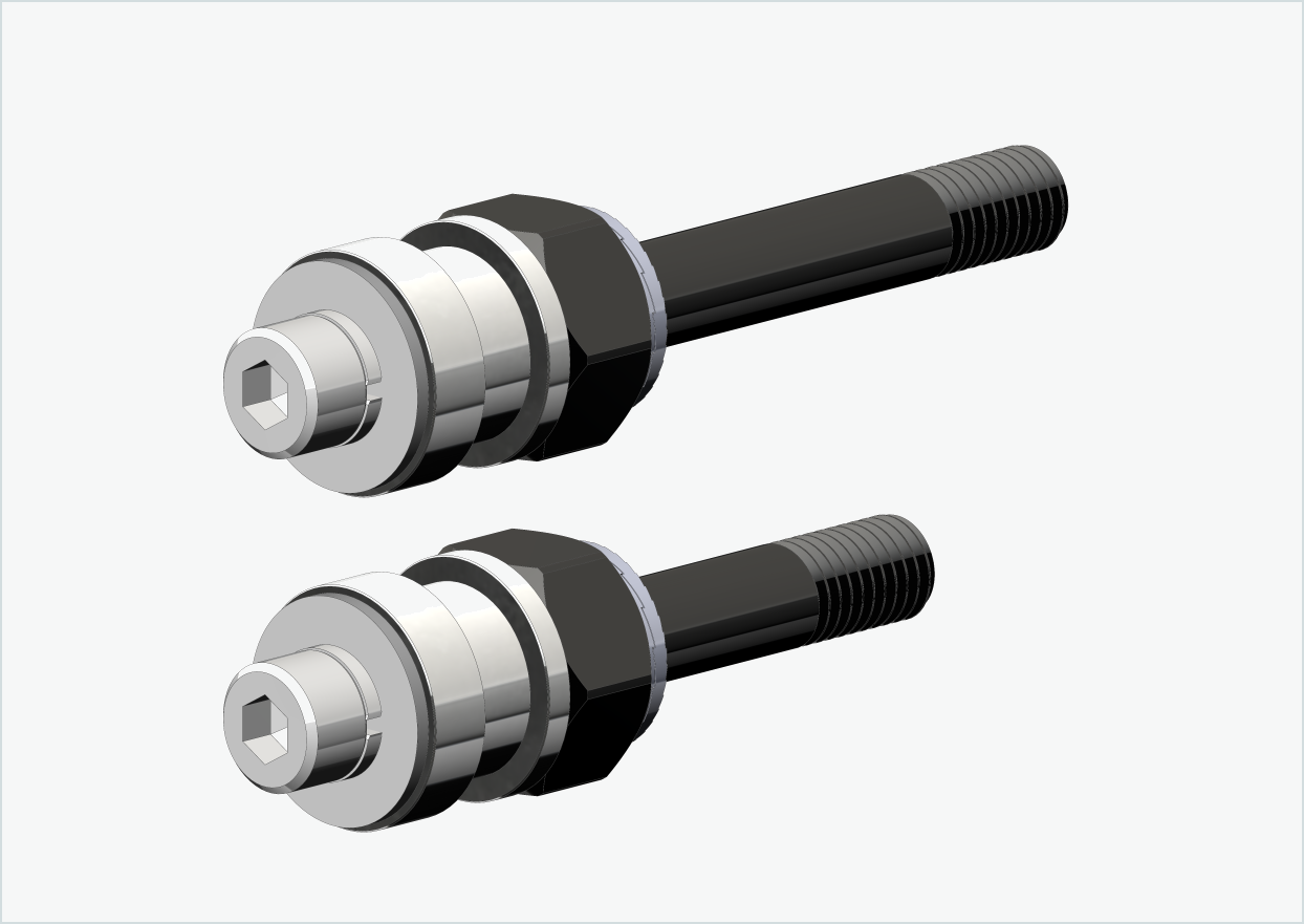 Conjunto de adaptadores de rosca BOB YAK / IBEX (30mm/42mm) | para Rohloff Speedhub 500-14 / A12