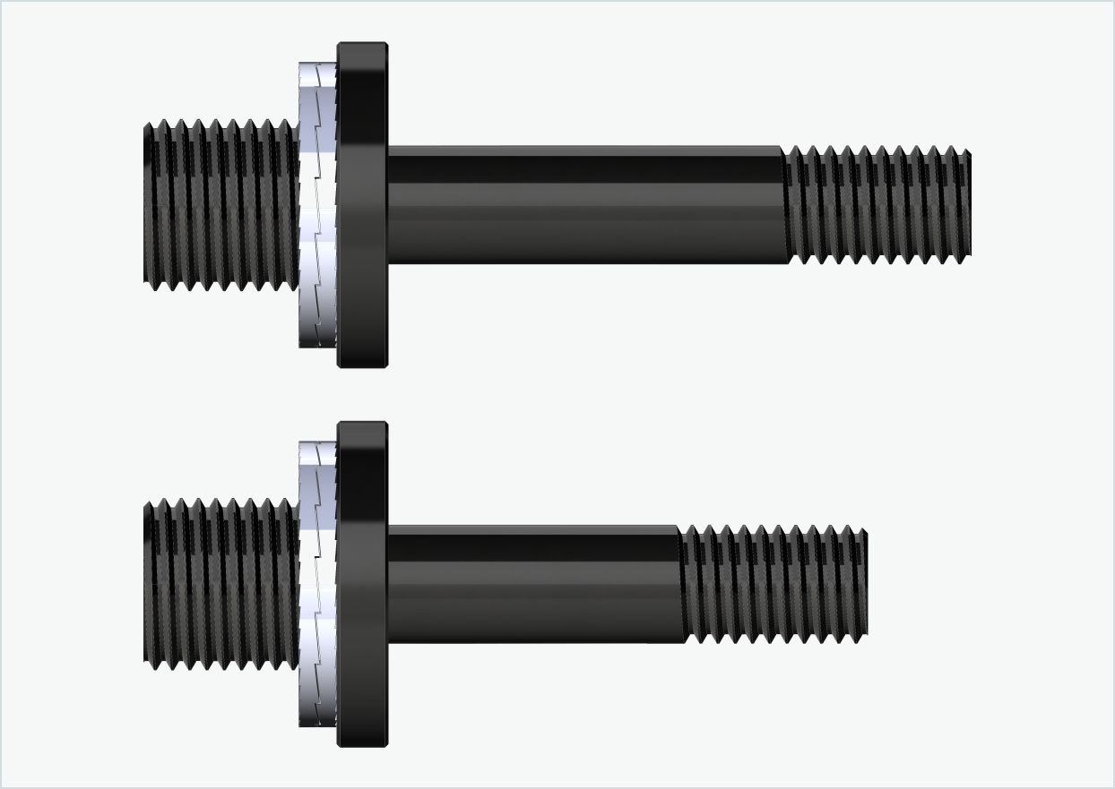 Conjunto de adaptadores de rosca Burley COHO XC (30mm/36mm) para Rohloff Speedhub 500-14 / A12