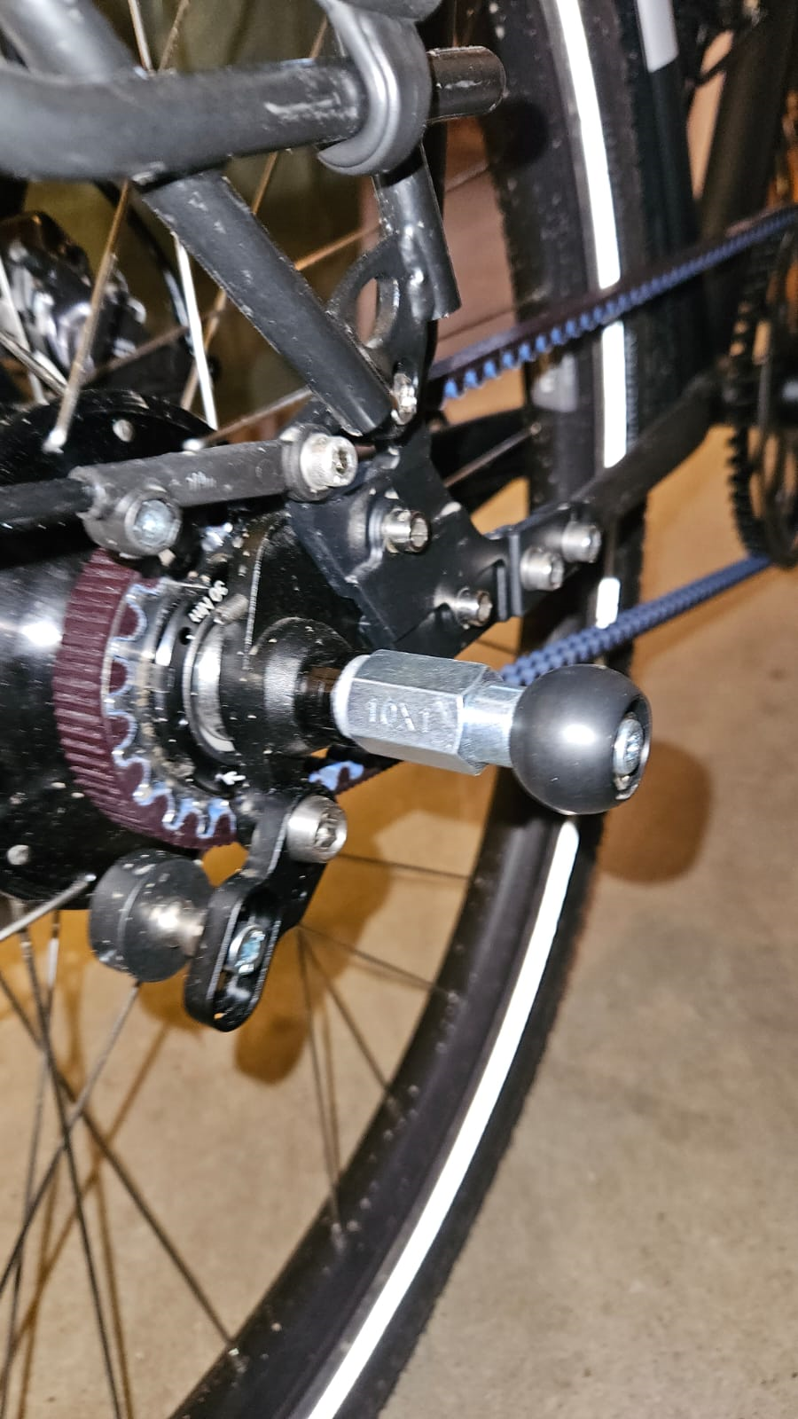 Conjunto de adaptadores de rosca Burley COHO XC (30mm/30mm) para Rohloff Speedhub 500-14 / A12