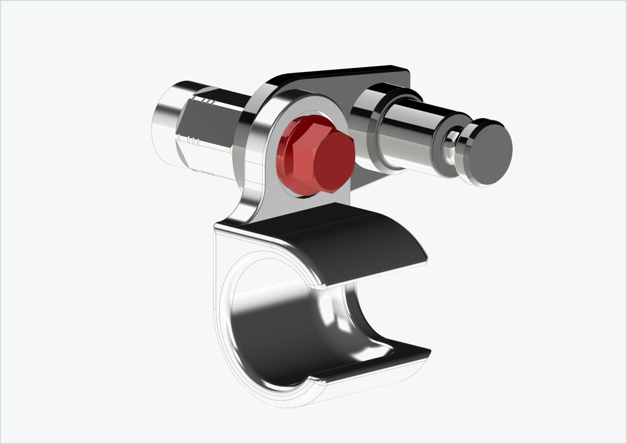Jogo de parafusos para adaptador universal - montagem dupla