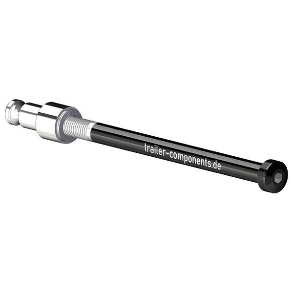 Eixos passantes com adaptador Croozer para ORBEA | para rosca esquerda M12 x 1,50 - adequados para reboques de bicicletas Croozer a partir de 2018