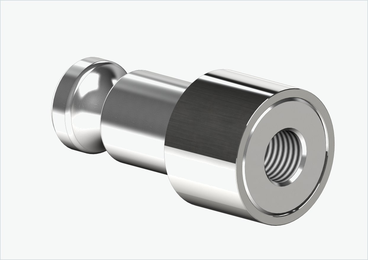 Adaptador de eixo sólido - FG 9.5 - (3/8 x 26) | para reboques Croozer a partir de 2018