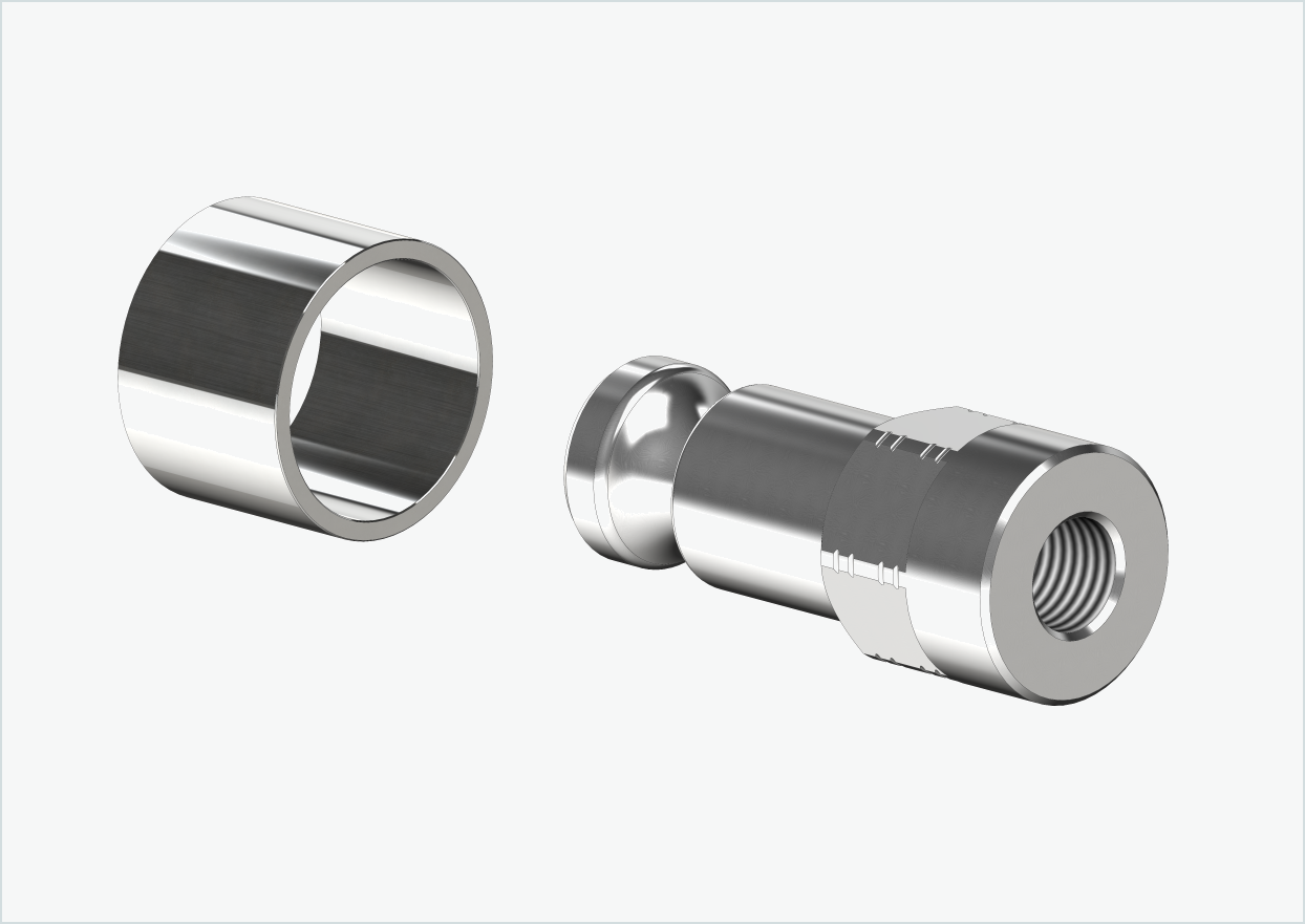 Adaptador de eixo sólido - FG 10.5 - (13/32 x 26) | para reboques Croozer a partir de 2018