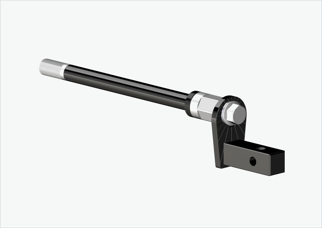 Eixo passante com adaptador Universal / M12 x 1,00