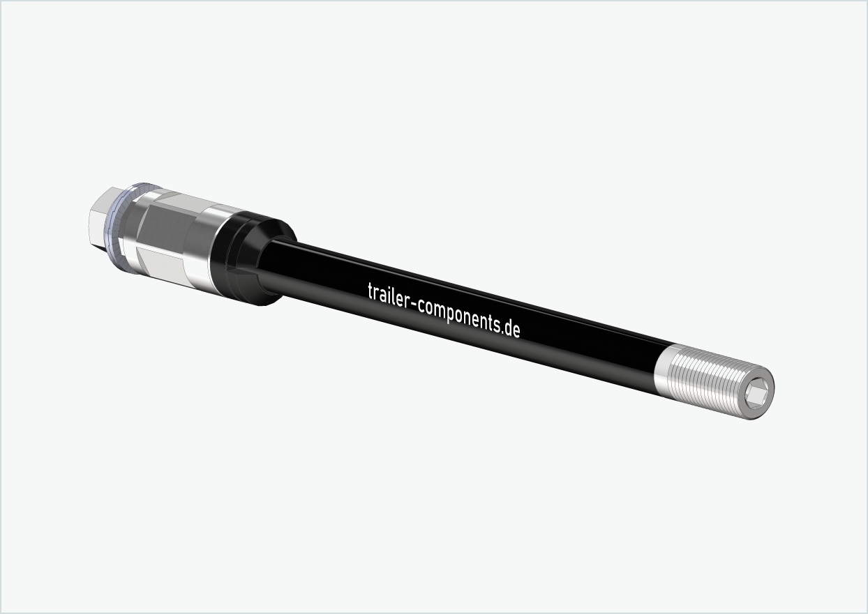 Eixo passante Syntace (X-12) com adaptador poligonal / M12 x 1,50