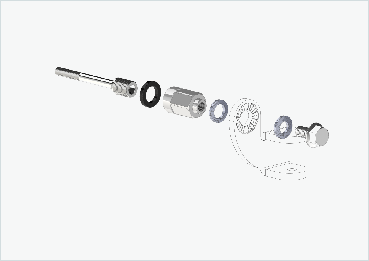 Adaptador universal para cubos de engrenagem Enviolo até 2023 | adequado para Thule, Qeridoo, Burley, Prophete, Hamax, Trixie e muitos outros