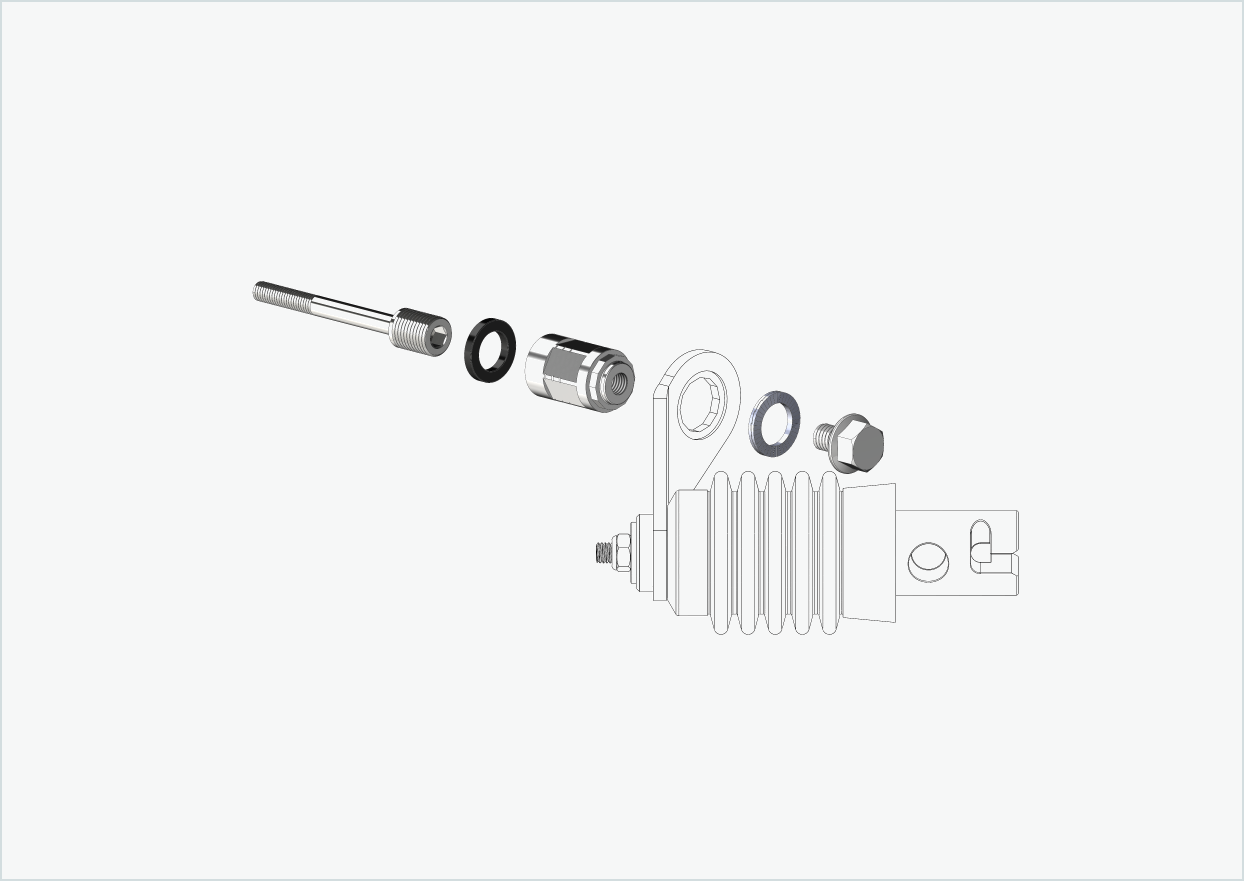 Adaptador poligonal para cubos de engrenagens Enviolo até 2023 | adequado para embraiagens Weber tipo: E - EL - ES