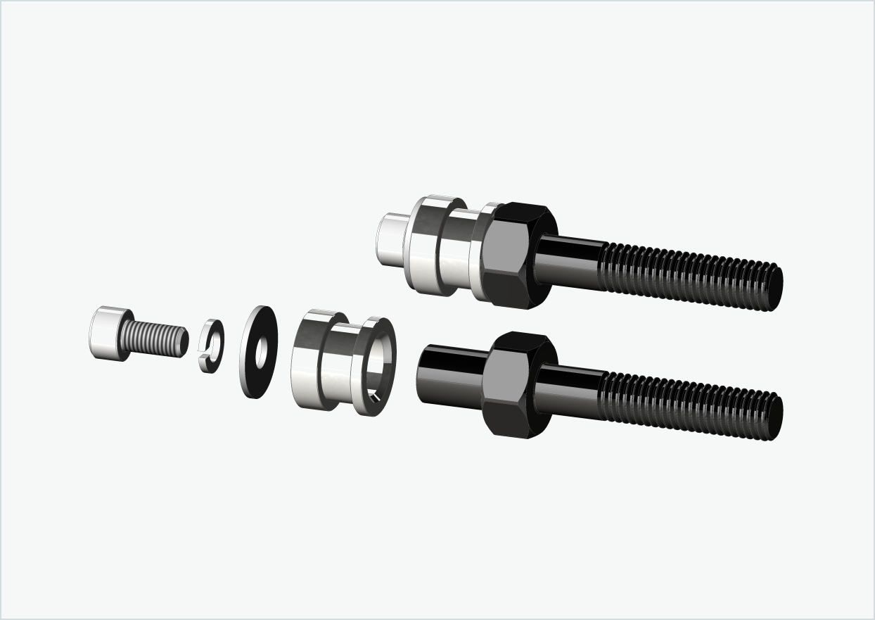 Conjunto de adaptadores de rosca BOB YAK / IBEX | para cubos de engrenagem Enviolo a partir de 2024