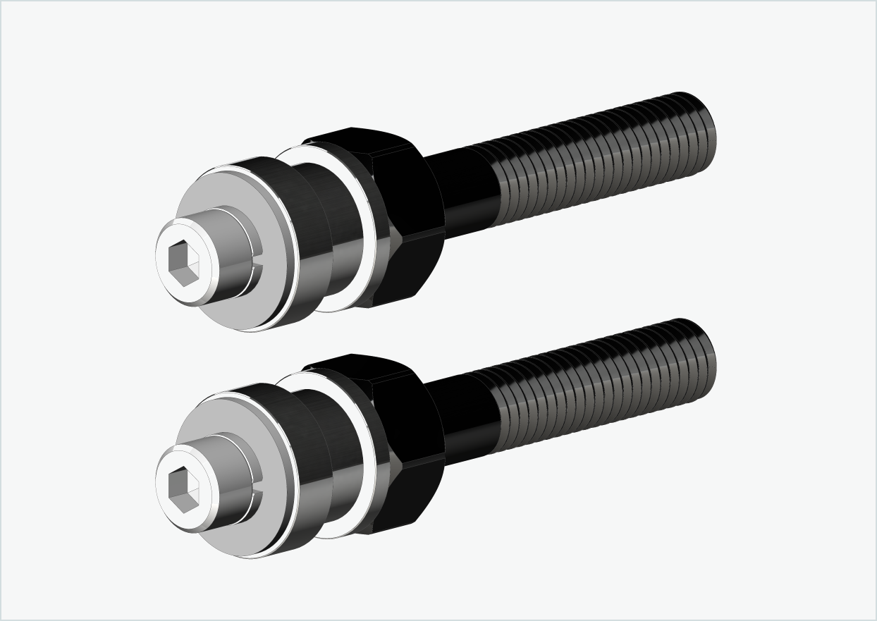 Conjunto de adaptadores de rosca BOB YAK / IBEX | para cubos de engrenagem Enviolo a partir de 2024