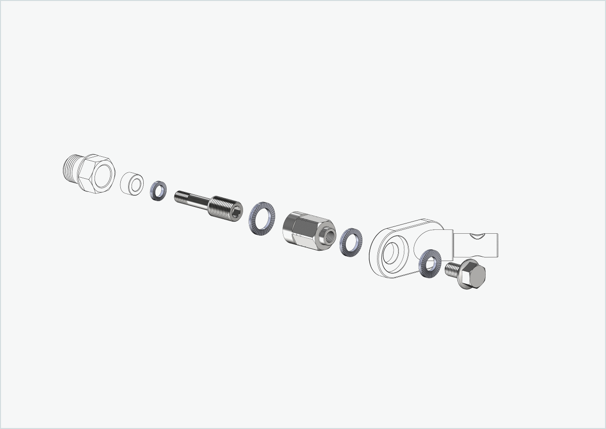 Adaptador universal para HASE PINO com Rohloff Speedhub A12 | adequado para Thule, Qeridoo, Burley, Prophete, Hamax, Trixie e muitos mais.