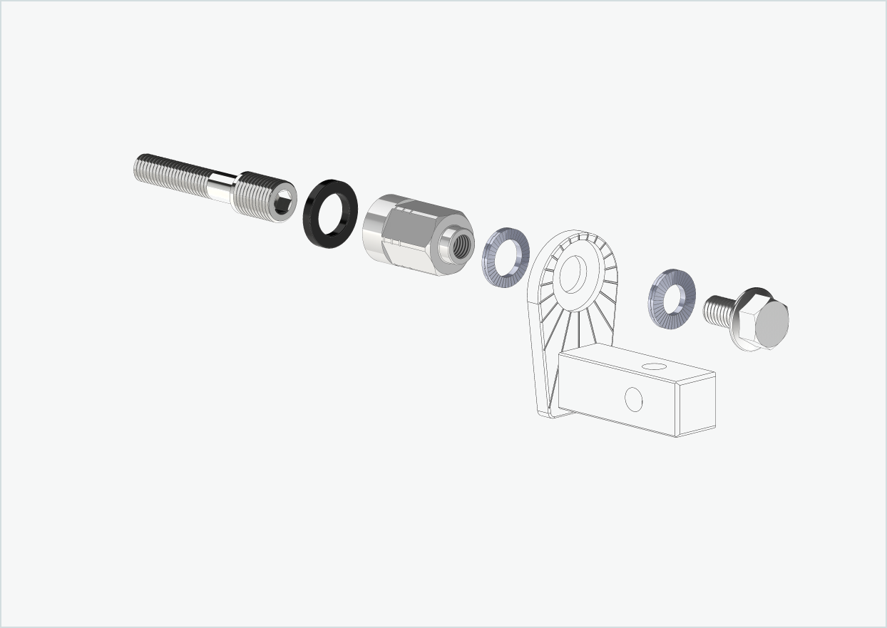 Adaptador universal para cubos de engrenagem Enviolo a partir de 2024 | adequado para Thule, Qeridoo, Burley, Prophete, Hamax, Trixie e muitos mais.