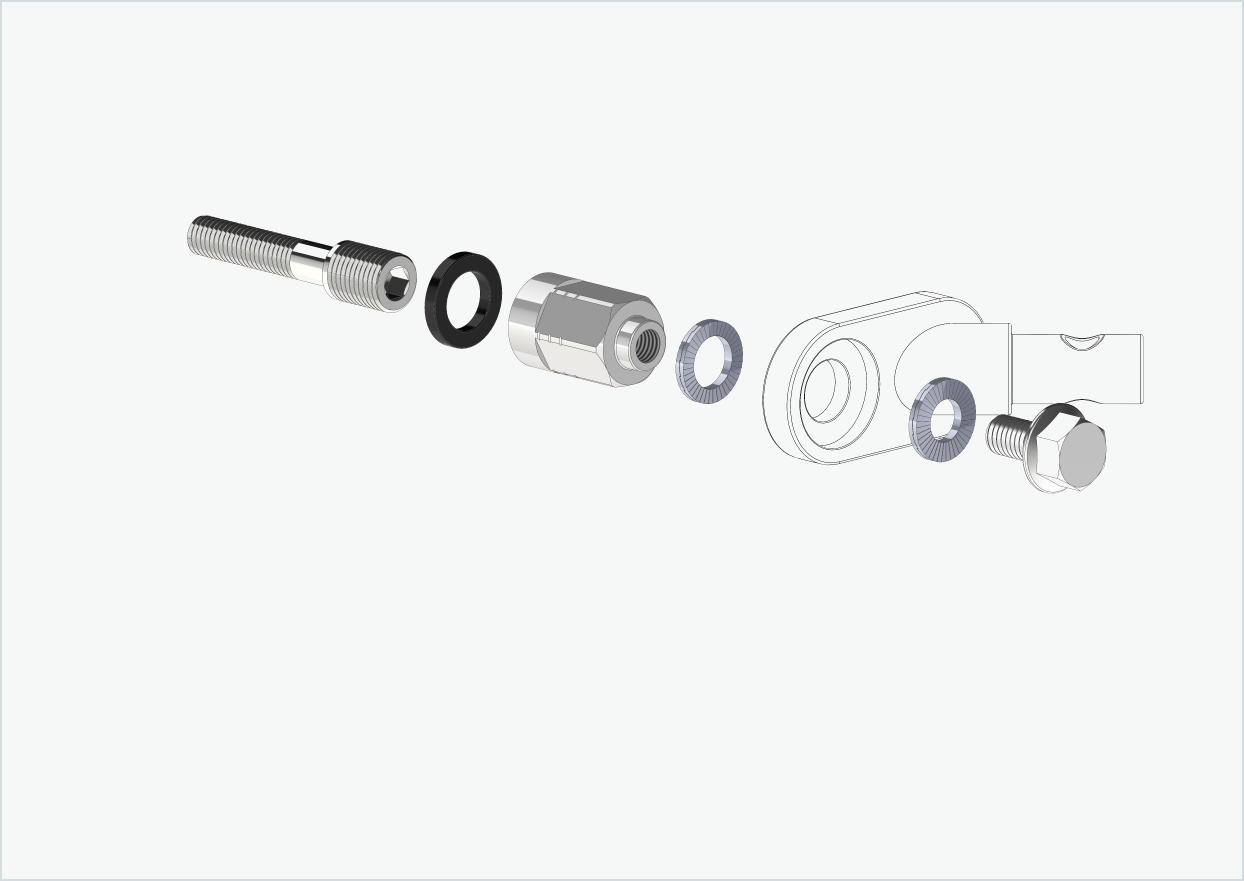 Adaptador universal para cubos de engrenagem Enviolo a partir de 2024 | adequado para Thule, Qeridoo, Burley, Prophete, Hamax, Trixie e muitos mais.