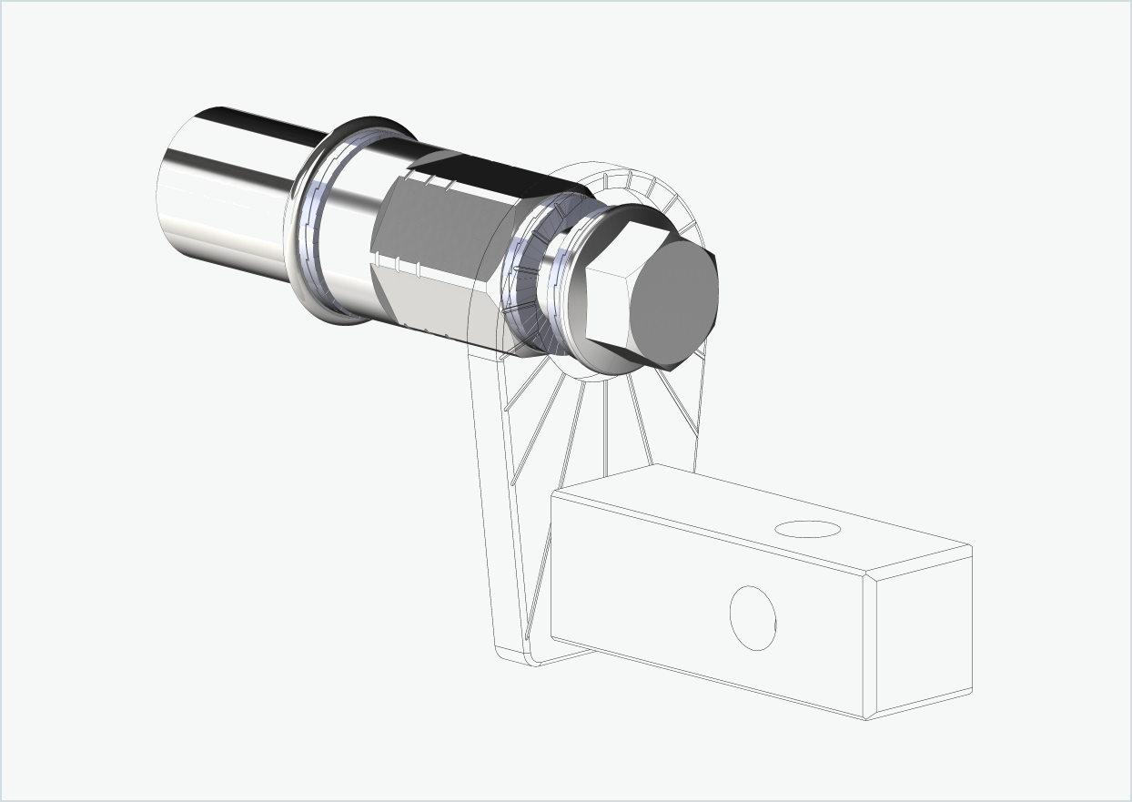 Vaqueiro 4 - Adaptador de rosca curto - M12 x 1,25 | Conjunto com adaptador universal