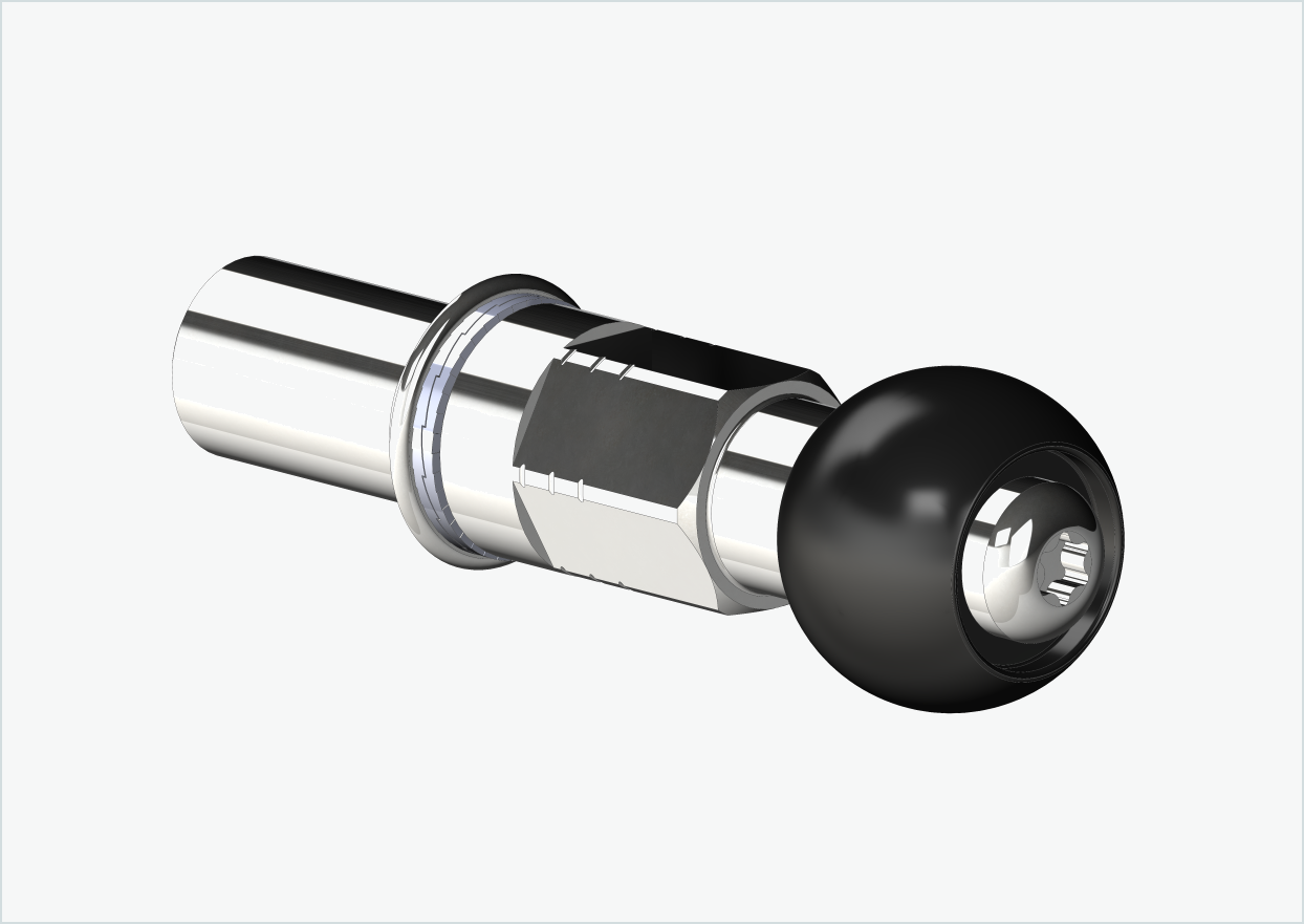 Cowboy 4 - Adaptador de rosca longo - M12 x 1,25 | Conjunto com adaptador Burley COHO XC