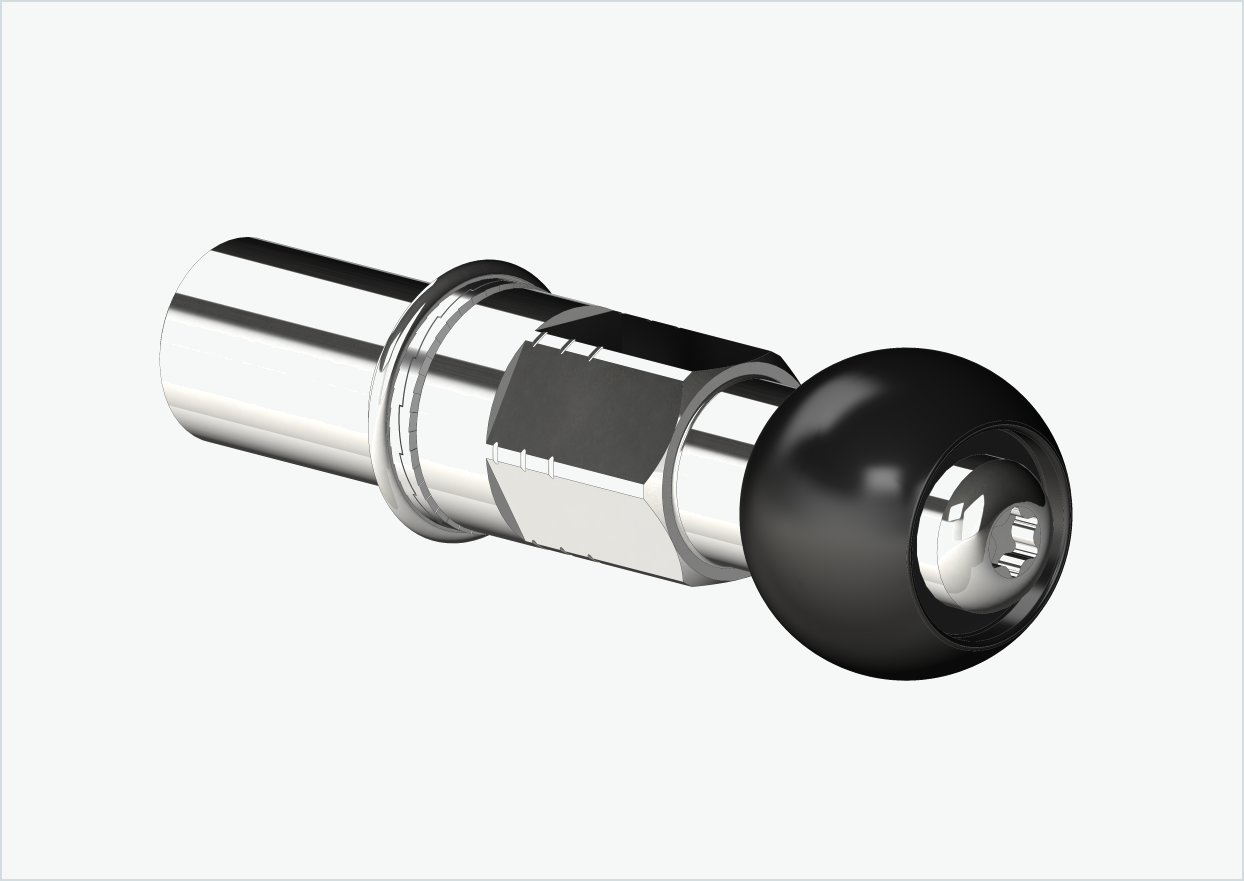 Adaptador de rosca longo - M12 x 1,25 | adequado para COWBOY - Cross - Cross ST