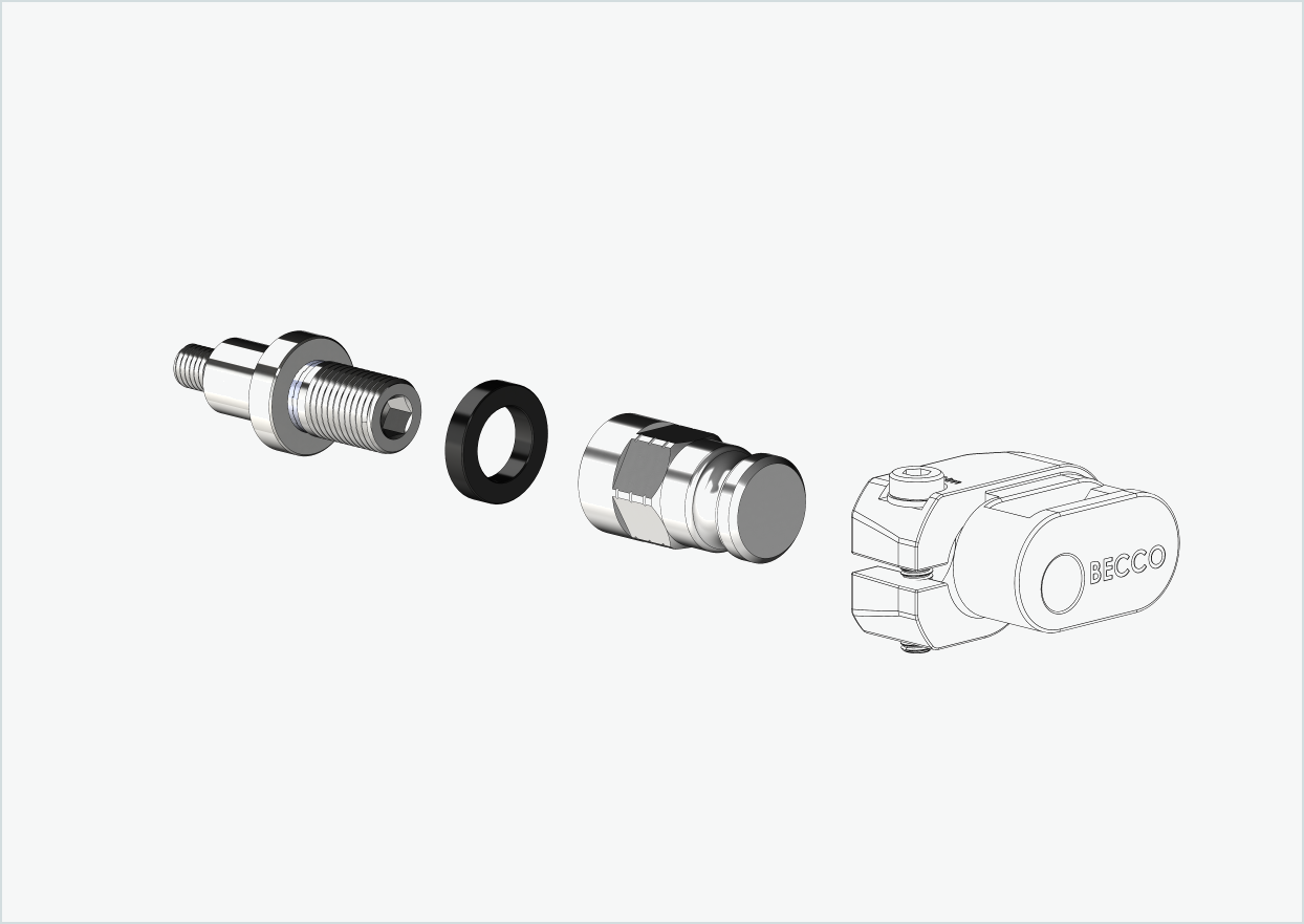 Adaptador XL para cubo Rohloff Speedhub 500-14 / A12 | adequado para Leggero com sistema BECCO