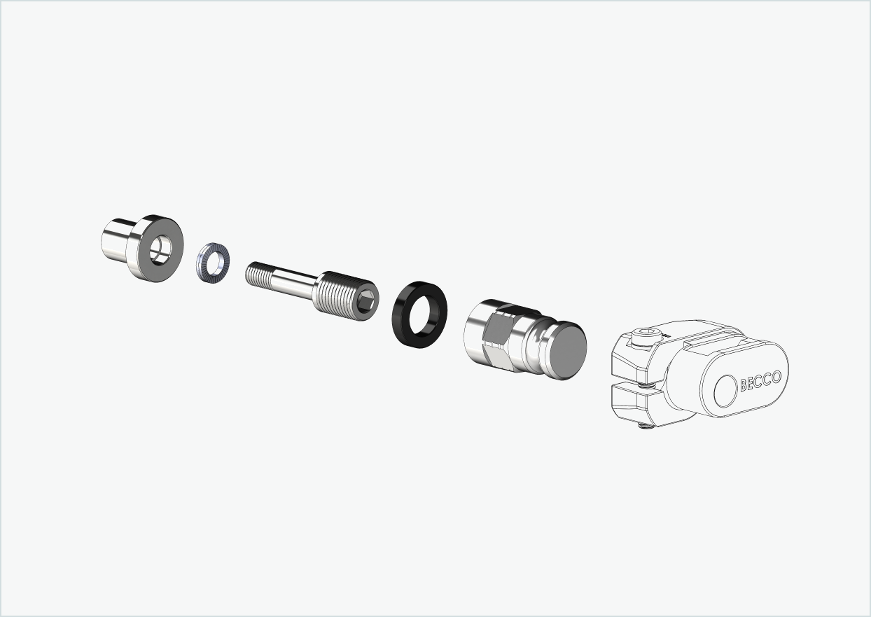 Adaptador XL para cubo Rohloff Speedhub 500-14 / A12 | adequado para Leggero com sistema BECCO