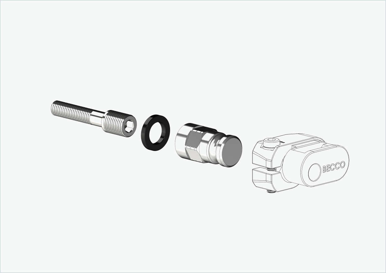Adaptador para cubos de engrenagens Enviolo a partir de 2024 | adequado para Leggero com sistema BECCO