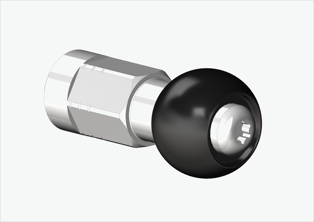 Conjunto de adaptadores de eixo sólido - M12 x 1,25 | adequado para Burley COHO XC