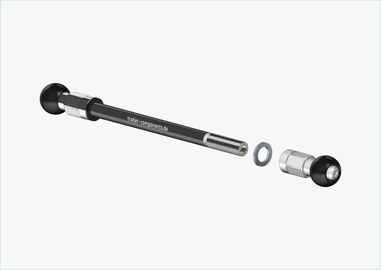 Eixo passante para Burley COHO XC / M12 x 1.00