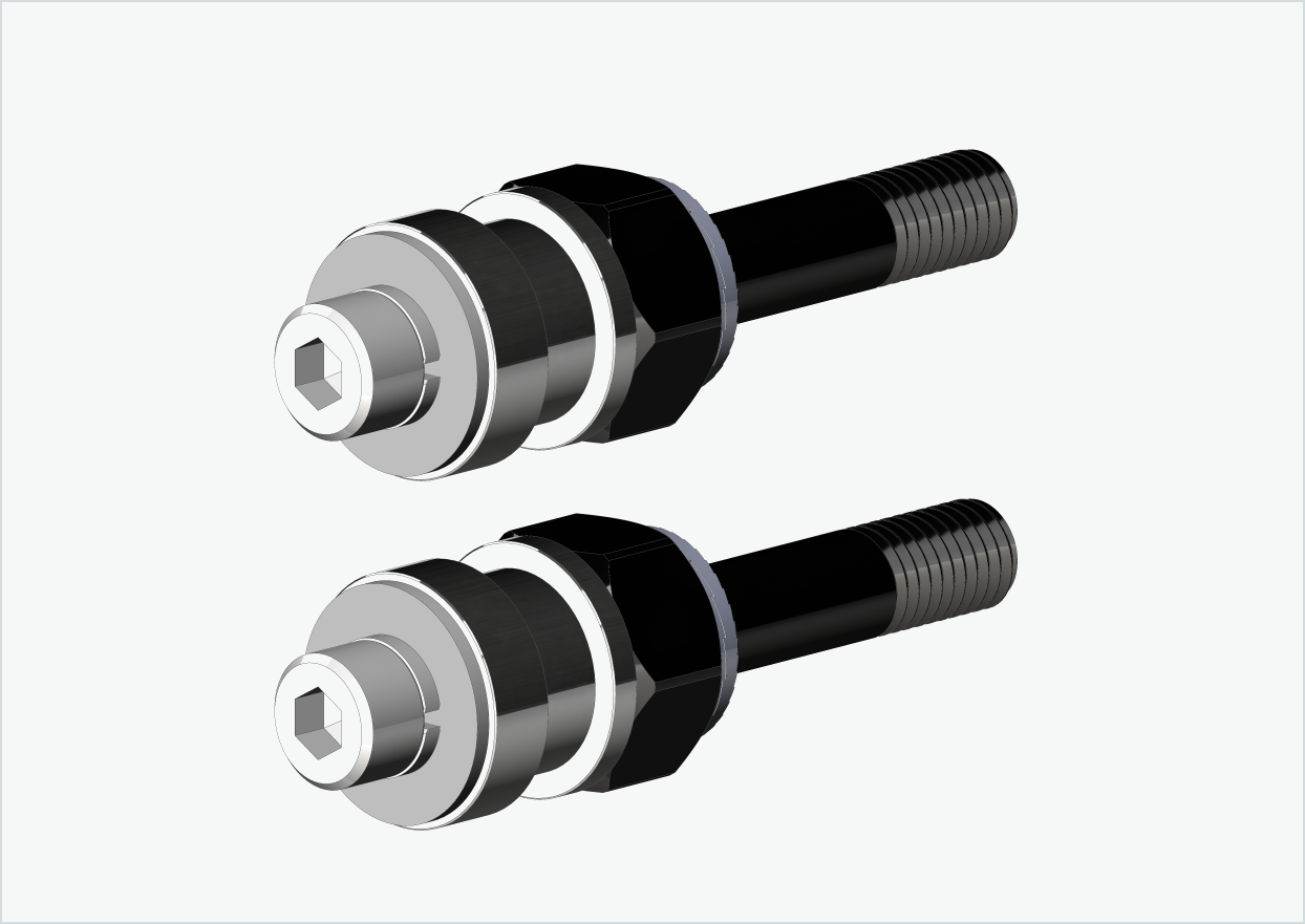 Conjunto de adaptadores de rosca BOB YAK / IBEX (30mm/30mm) | para Rohloff Speedhub 500-14 / A12