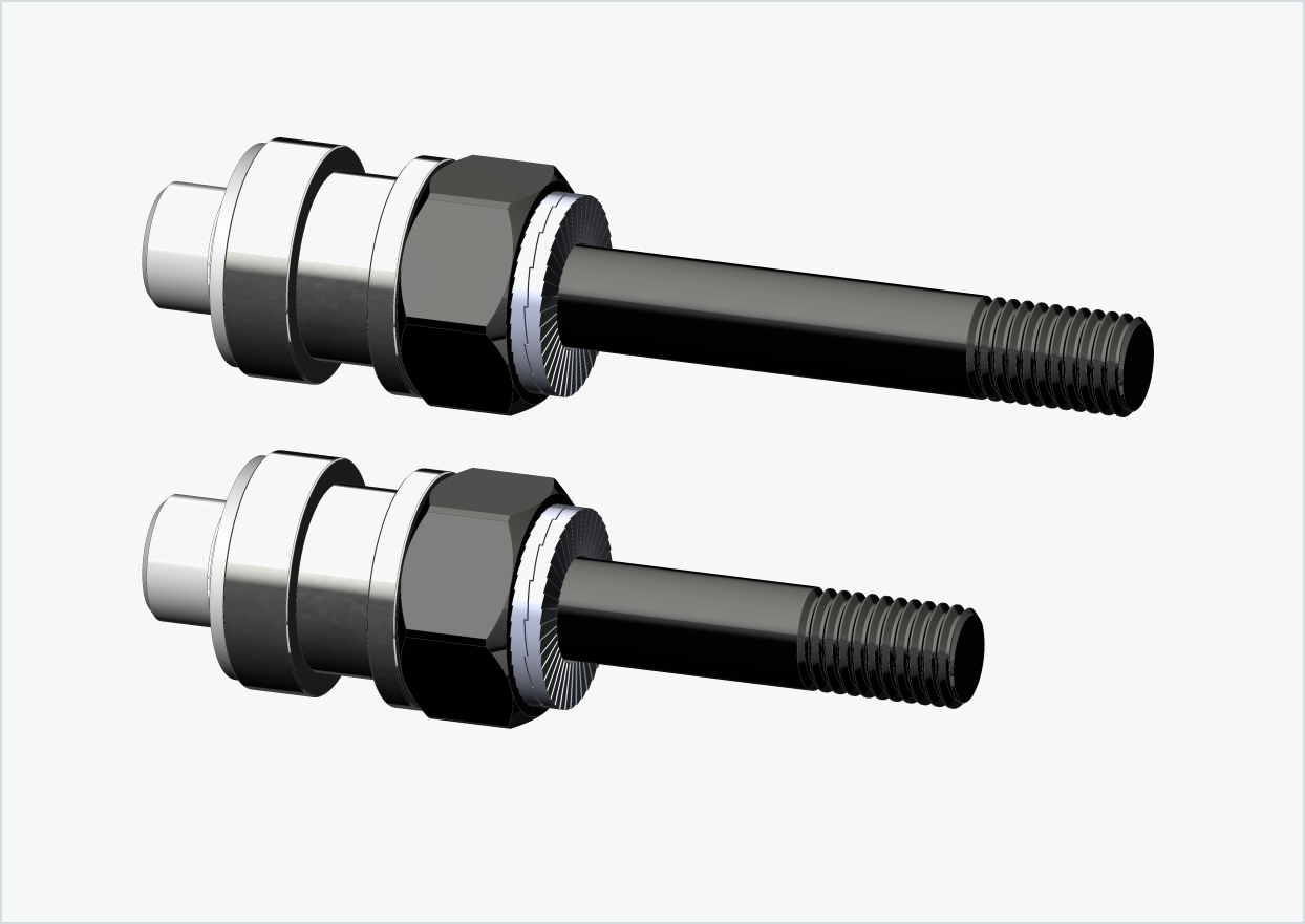 Conjunto de adaptadores de rosca BOB YAK / IBEX (30mm/42mm) | para Rohloff Speedhub 500-14 / A12