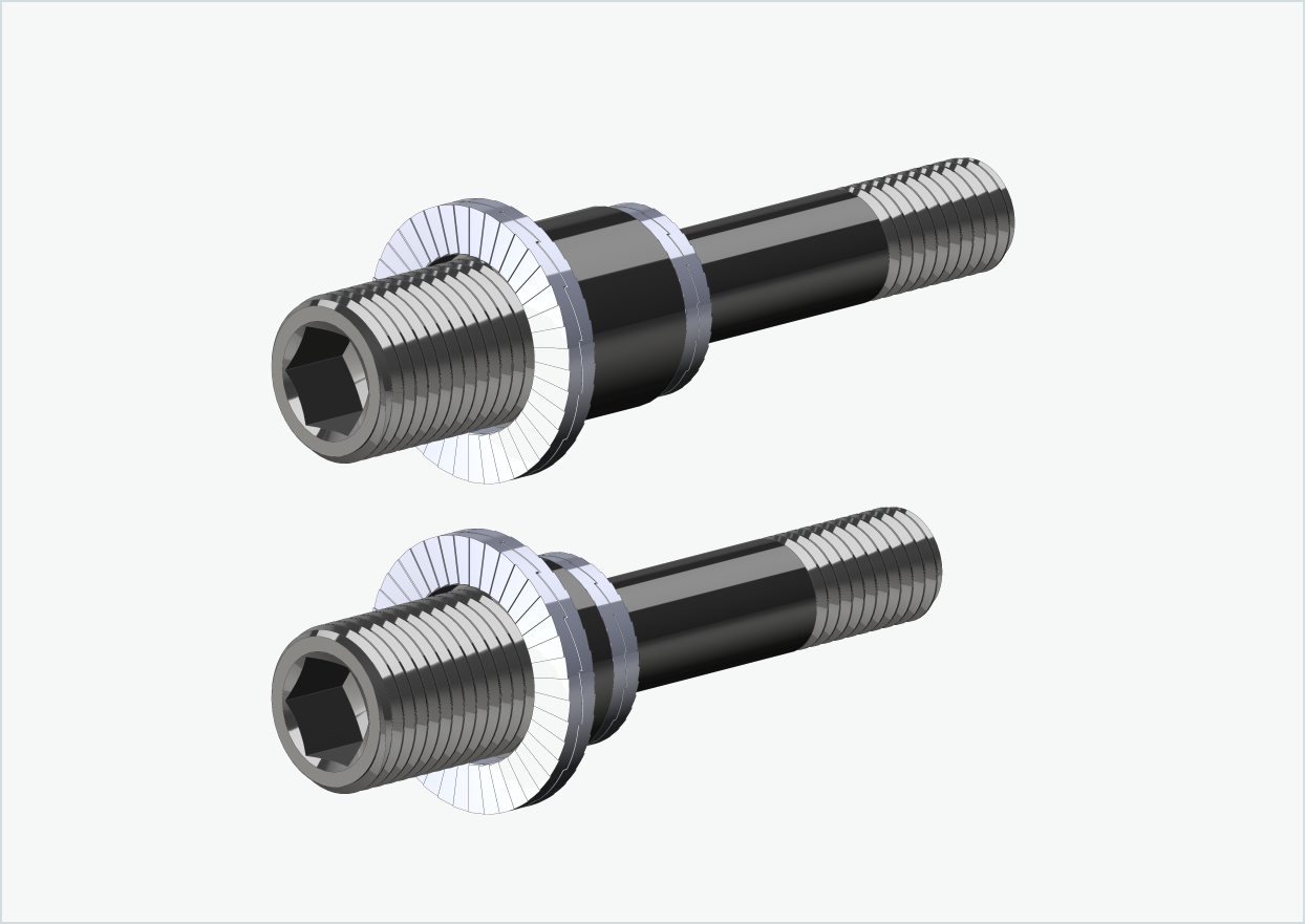 Conjunto de adaptadores de rosca Burley COHO XC | para HASE PINO com Rohloff Speedhub 500-14 / A12