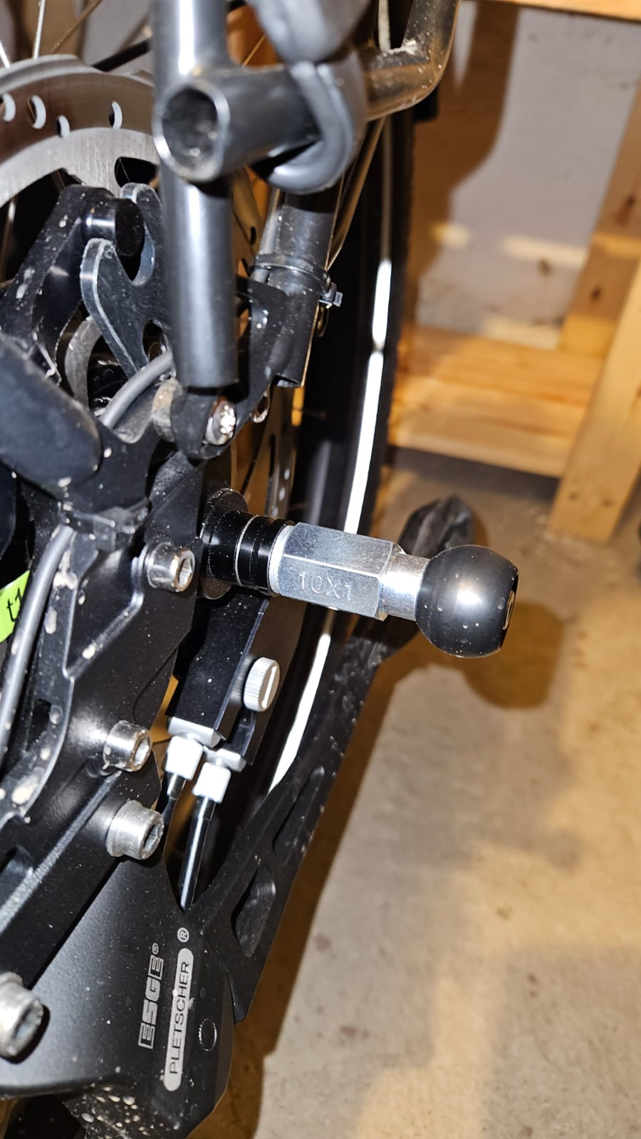 Conjunto de adaptadores de rosca Burley COHO XC (30mm/42mm) | para Rohloff Speedhub 500-14 / A12